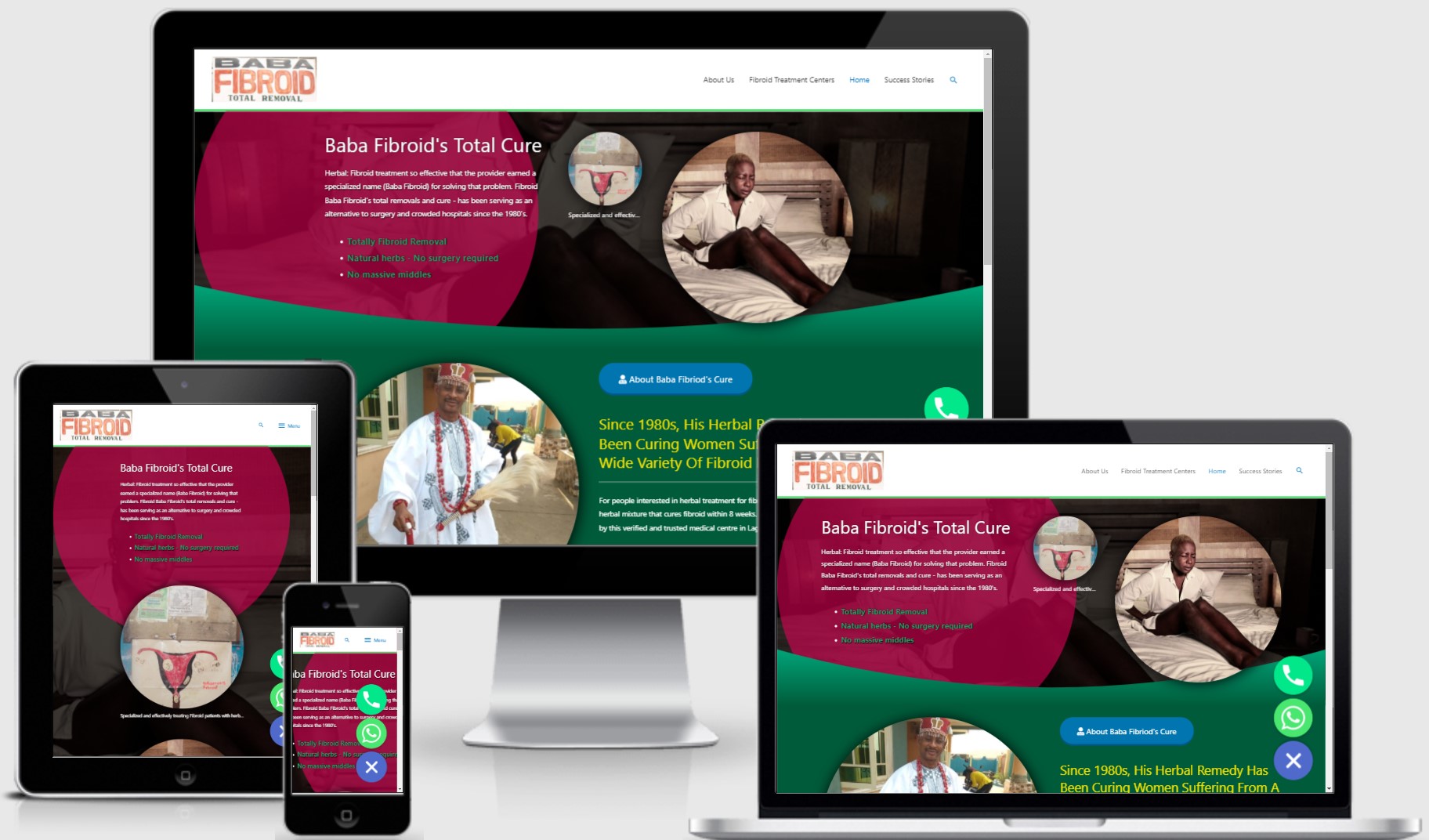 Baba Fibroids e-website(E-business)