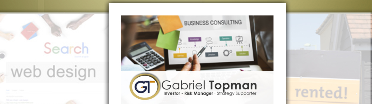 Gabriel topman's Logo Web design, E-business development, and investment properties, Gabriel topman An Investor- A Risk Manager - A Strategy supporter