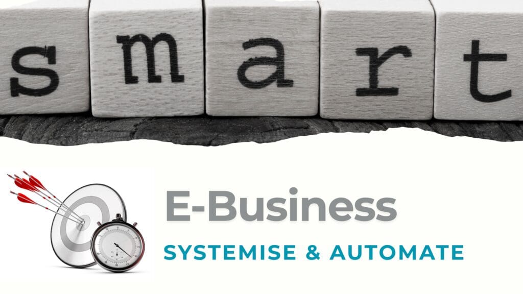 E-business process improvement. Systemise and automate.
